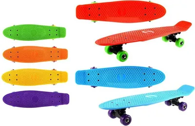 Obrázok produktu pre Toi-Toys Skateboard žltý, 55 cm