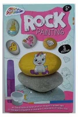 Produktbild von Grafix Malstein Kreativset DIY zum Bemalen & Gestalten