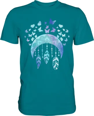 Produktbild von Pastel Schmetterling T-Shirt – Diva Blue / S