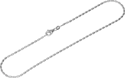 Produktbild von Fusskette aus 925 Sterling Silber 27cm Olivkette Damen Fußschmuck Fusskettchen