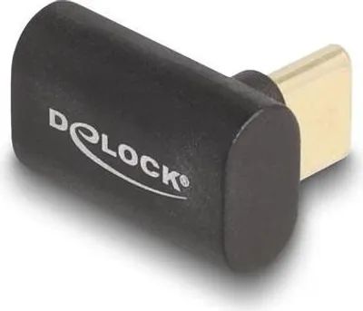 Produktbild von Delock USB-Adapter - 24 pin USB-C (M) gewinkelt zu 24 pin USB-C (W)