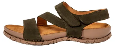Image de El Naturalista Sandales pour Femme/Homme N5860 NOBUCK LAVADO KAKI / TABERNAS Couleur Vert