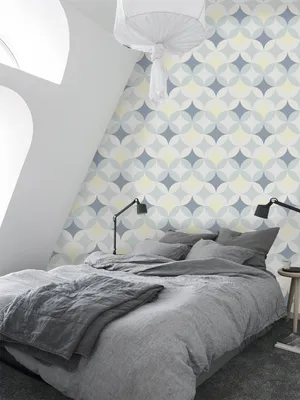 Produktbild von Coloray Fototapete 104x70 cm Latextapete Magicstick - Abstrakter retro geometrisch