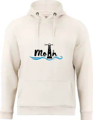 Produktbild von Cotton Prime® Kapuzensweatshirt Leuchtturm - Moin XXL sand