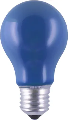 Produktbild von Merkur Glühbirne 15W E27 farbig bunt Blau Glühlampe dimmbar