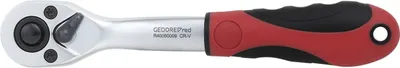 Produktbild von GEDORE red R40050009 2K-Umschaltknarre 1/4 gekröpft 145 mm Rückschwenkwinkel 10°, 3300159