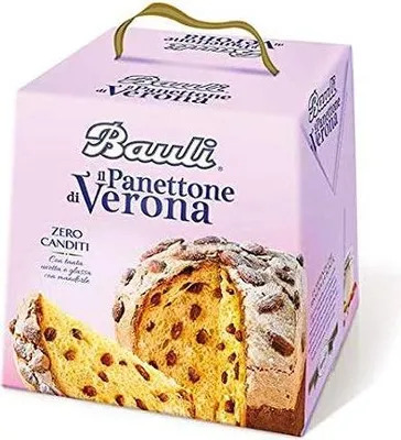 Produktbild von Bauli Panettone di Verona ohne kandierte Früchte mit Rosinen und Mandeln 1kg