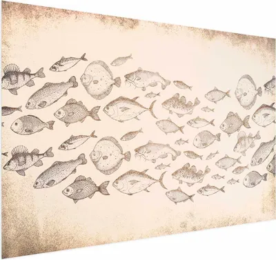 Produktbild von Posterpapier Poster - Subtle Little Fish 60x40 cm Tiere g-C-10165-ao-a