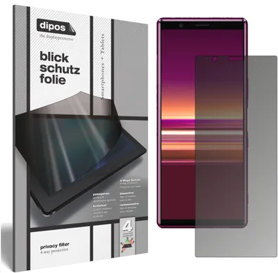 Produktbild von Blickschutzfolie für Sony Xperia 5 matt Schutzfolie Folie Display Schutz dipos