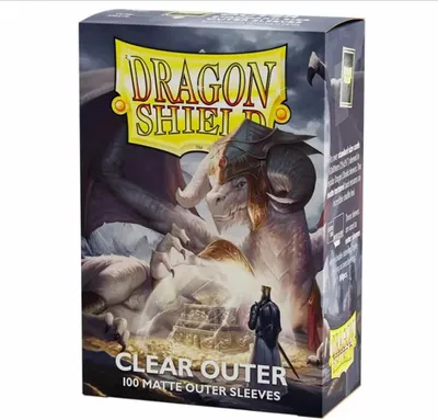 Image de Bouclier du dragon : Manches extérieures - Transparent mat (100)