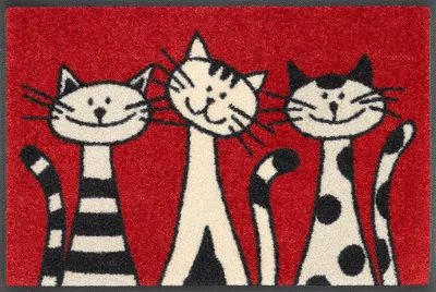 Immagine prodotto di Tappeto antiscivolo Gatto Cartoon 60x90 cm - Gattini
