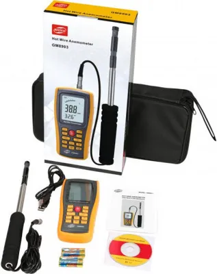 Zdjęcie produktu dla Termo-Anemometr Hot Wire GM8903