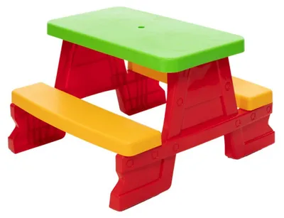 Produktbild von DOREX-2000 Gartentisch Und Bänke Set Für Kinder Dorex Rot