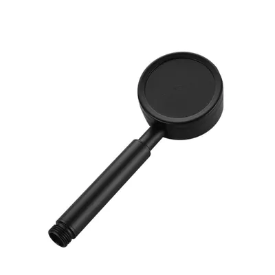 Produktbild von Runder Duschkopf aus Edelstahl 304 Schwarz