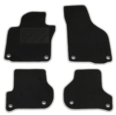 Produktbild von Fußmatten-Set für VW Golf 5 inkl. Variant, 10/2003-09/2009, 4-teilig, Schwarz