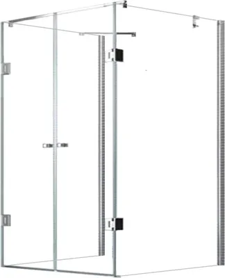 Obrázok produktu pre GZH 100x100x100x195 cm Ares U-Sprchovy kut incl. Vanicky
