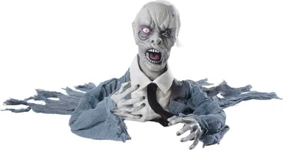 Zdjęcie produktu dla Zombie Z Obracającą Się Głową, Dźwiękiem I Świecącymi Oczami