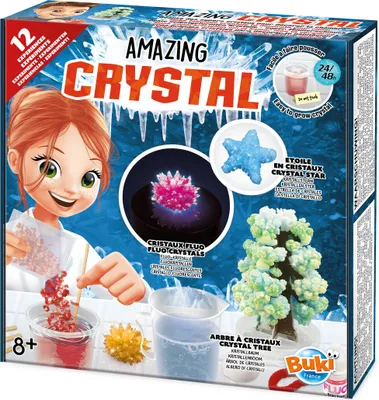 Obrázek produktu pro Sada 12 experiment s krystalizanm efektem - Amazing Crystals