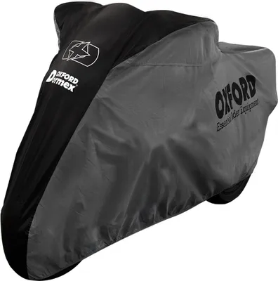 A motorcycle cover is shown against a white background.