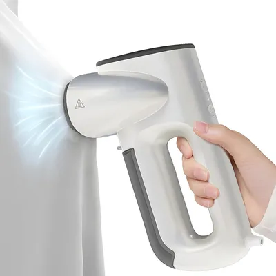 Produktbild von 2-in-1 Dampfglätter mit Saugfunktion 2300Pa, Tragbarer Reisedampfglätter 30s Schnellaufheizung, Abnehmbarer Wassertank, Steamer Bügeleisen 220-240V