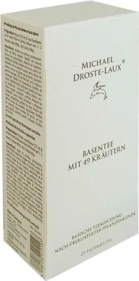 Produktbild von Droste-Laux Basentee 49 Kräutern 25 Stück Kräutertee Tee zum Fasten Diät 120501