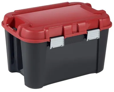 Obrázok produktu pre Box na náradie, 60 l, 59x39,5x36 cm, CURVER "Totem", čierny-červený