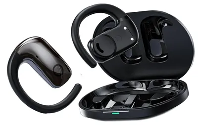 Image de Écouteurs sans fil à écoute ouverte, écouteurs Bluetooth, étui de chargement, embouts