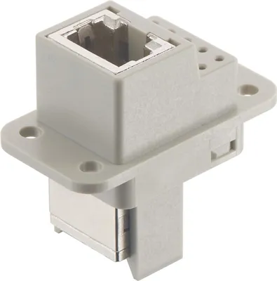 Produktbild von HARTING Han Q-Data RJ45 Buchseneinsatz (F) Crimpanschluss, 8-polig 50V, 5A - 1 Stück