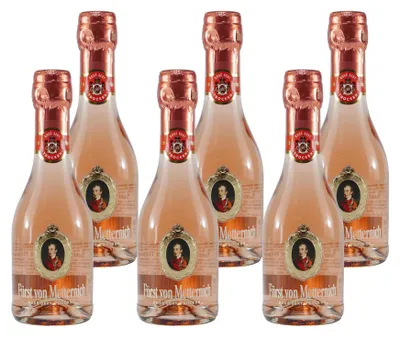 Produktbild von Fürst von Metternich Sekt Rosé -Trocken- (12 x 0,2L)