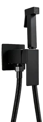 Productafbeelding van Handheld bidet-spuitsysteem, met warm- en koudwaterregeling, verstelbare druk, zwart