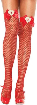 Produktbild von Fishnet Strümpfe mit Schleife