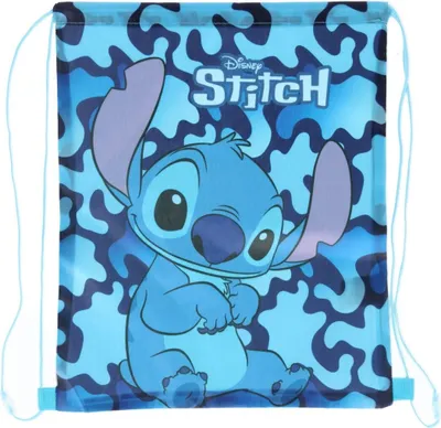 Produktbild von Lilo & Stitch Kinder Turnbeutel Mit Stitch Design Sport Tasche