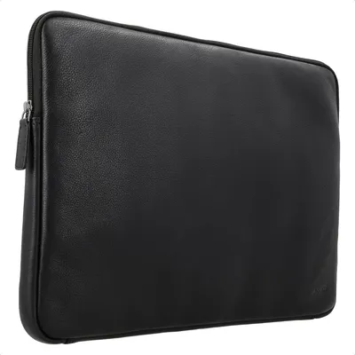 Immagine prodotto di Custodia per laptop in pelle Accezz con cerniera, 15-16 pollici - Custodia per laptop - Nero