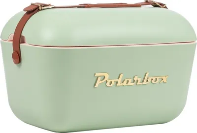 Produktbild von Kreher Retro Polarbox Kühlbox (passiv) 20 Liter in Weihnachtsgrün