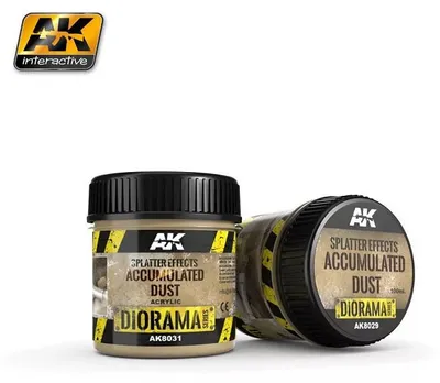 Produktbild von AK Interactive AK8031 - Splatter Effects Accumulated Dust - 100Ml (Acrylic)
