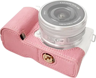 Produktbild von Tragbare Kamera-Schutzhuelle im Retro-Stil, Kamera-Taschenhalter, Tragetasche mit oeffnung an der Unterseite, mit Schultergurt, Ersatz fuer die Sony ZVE10-Kamera