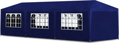 Zdjęcie produktu dla Namiot imprezowy, 3 x 9 m, niebieski