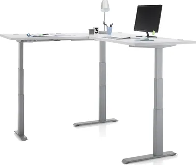 Produktbild von Schreibtisch HARPER BIRCHES BB 180x177 cm weiß Winkelschreibtisch