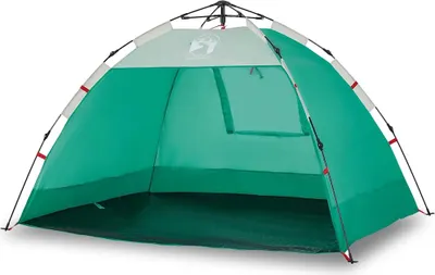 Produktbild von vidaXL Strandzelt 2 Personen Seegrün Quick Release Wasserdicht