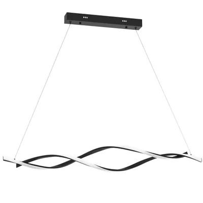Obrázek produktu pro Moderní černá závěsná lampa Grant LED 38W od společnosti Milagro