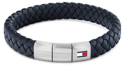 Image de Bracelet en cuir bleu avec boucle en acier 2790660