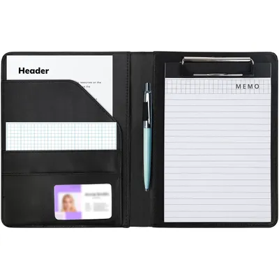 Immagine prodotto di Cartella con note in pelle A5