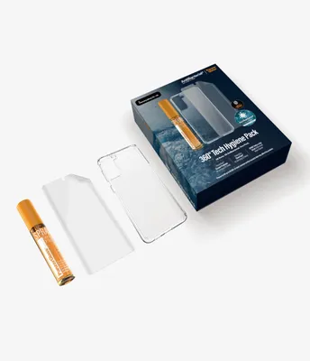 Zdjęcie produktu dla PanzerGlass B7260, Samsung, Samsung - Galaxy S21+, Aplikacja na sucho, Odporny na zadrapania, Przeciwbakteryjny, Przezroczysty, 1 szt.