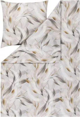 Produktbild von Estella Bettwäsche Nathalie" silber 1x 135x200 cm + 1x 80x80 cm"