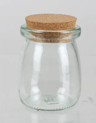 Produktbild von 12x Vorratsglas 80ml mit Korkdeckel, zum Einmachen und Einwecken von Gurken, Vorratsgefäß, Frischhalten, Behälter zur Aufbewahrung, für Lebensmittel