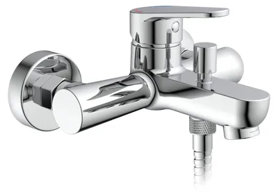 Produktbild von SCHÜTTE Badewannenarmatur PICO, Mischbatterie Badewanne, Wasserhahn Bad Chrom