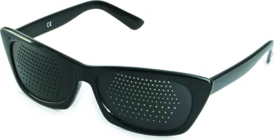 Produktbild von Rasterbrille 415-FSB, schwarzer Rahmen - bifocaler Raster
