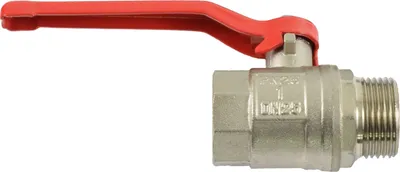 Produktbild von Agora-Tec®  Kugelhahn Absperrhahn 1 Zoll IG/AG vernickelt