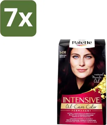 Obrázek produktu pro Poly Palette – barva na vlasy – 45505 mahagonově černá – 115 ml – výhodné balení – 7 kusů
