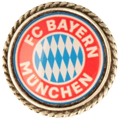 Gaudiknopf Hut-Anstecker 25mm schlicht mit bayrischen Motiven in grau